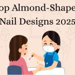 almond-shaped nail designs