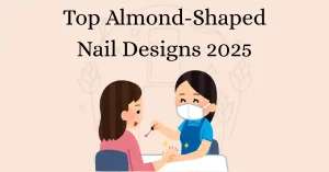 almond-shaped nail designs