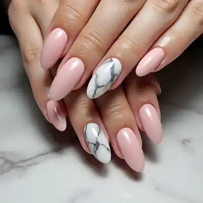almond-shaped nail designs 10
