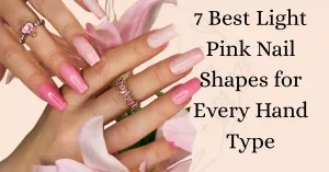 pink nail shape
