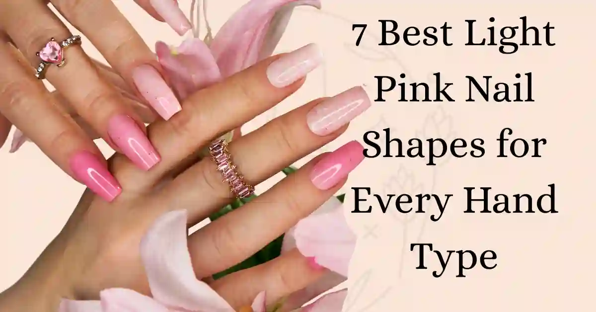 pink nail shape