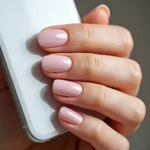 pink nail shape 4